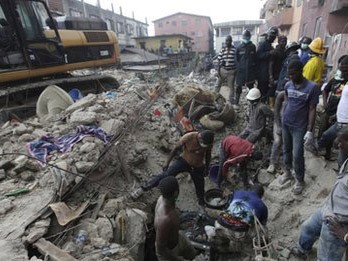 Nigeria: Sập nhà, 7 người thiệt mạng Nigeria, Sập nhà, Lagos
