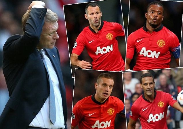 Moyes đau đầu với mấy ‘ông già’ Moyes đau đầu với mấy ‘ông già’
