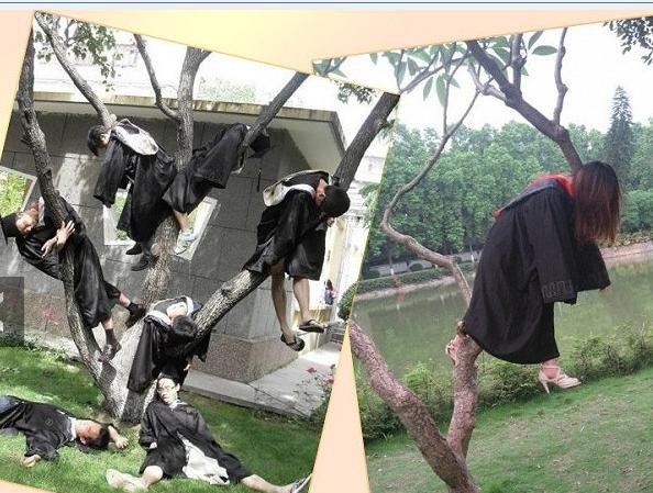 Hình ảnh tốt nghiệp 'khó đỡ' của sinh viên Hình ảnh tốt nghiệp 'khó đỡ' của sinh viên
