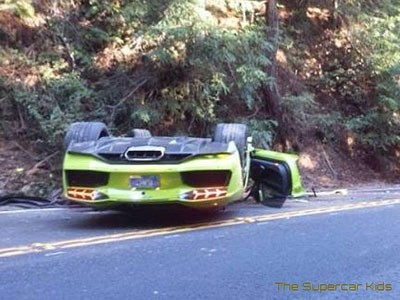 Thanh niên 17 tuổi làm Aventador lật ngửa Thanh niên 17 tuổi làm Aventador lật ngửa