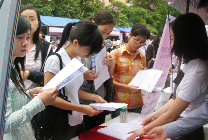 Thanh niên cần được đối thoại với lãnh đạo Đào tạo, giải quyết việc làm là một trong các vấn đề trọng tâm của chiến lược phát triển TN. Ảnh: Hải Yến