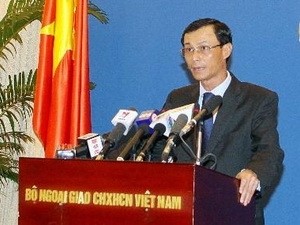 Yêu cầu Đài Loan hủy bỏ kế hoạch thăm dò dầu khí ở Biển Đông Người phát ngôn Bộ ngoại giao, Lê Thanh Nghị