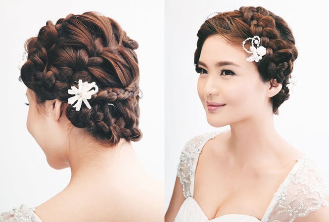 Tóc tết xinh cho cô dâu mùa hạ Tóc tết xinh cho cô dâu mùa hạ