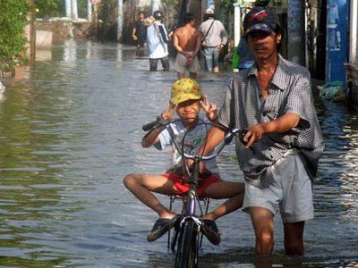 Triều cường lớn nhất ở TPHCM Triều cường lớn nhất trong vòng 40 năm