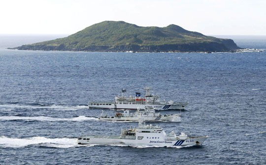 Nhật Bản tăng tàu tới Senkaku/Điếu Ngư Nhật Bản tăng tàu tới Senkaku/Điếu Ngư