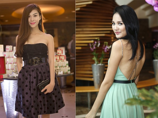 Mẫu chuyển giới đọ vai trần với Hoa hậu Hương Giang Mẫu chuyển giới đọ vai trần với Hoa hậu Hương Giang