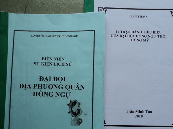 Đạo cả những sai sót “Biên niên sự kiện lịch sử Đại đội địa phương quân Hồng Ngự” đạo văn bài ký “14 trận đánh tiêu biểu của đại đội Hồng Ngự thời chống Mỹ”
Ảnh: Sáu Nghệ