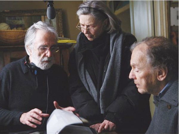 Hài lòng vì làm phim giản dị Đạo diễn Michael Haneke cùng cặp diễn viên chính