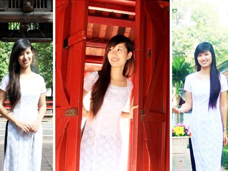 Nữ sinh xinh đẹp: Làm tình nguyện không vì nổi tiếng Nữ sinh xinh đẹp: Làm tình nguyện không vì nổi tiếng
