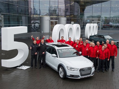 Chiếc Audi ‘quattro’ thứ 5 triệu xuất xưởng Chiếc Audi ‘quattro’ thứ 5 triệu xuất xưởng