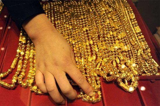 Giá vàng trong nước trái chiều thế giới Giá vàng trong nước trái chiều thế giới