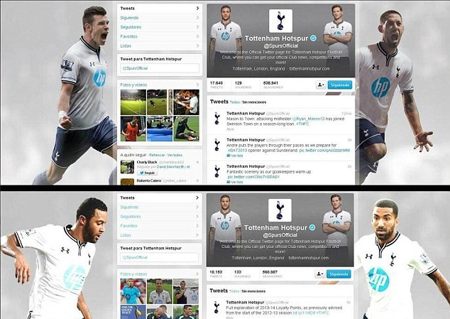 Tottenham xóa ảnh Bale trên tài khoản Twitter Tottenham xóa ảnh Bale trên tài khoản Twitter