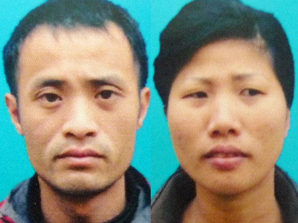 'Vác' két sắt tiền của hàng xóm đi 'bao' người tình Hai nghi phạm Hà Quang Hòa và Hoàng Thị Thủy
