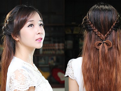 Tóc tết dễ thương cho ngày cuối tuần Tóc tết dễ thương cho ngày cuối tuần