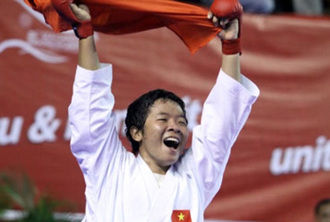 Cô gái gốc Khmer và HCV Sea Games karatedo Cô gái gốc Khmer và HCV Sea Games karatedo