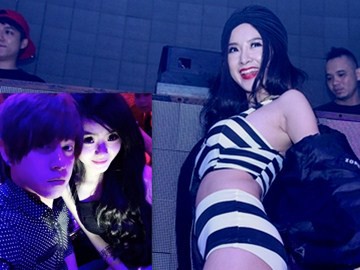 Em gái Angela Phương Trinh 'quậy' trong bar dịp sinh nhật Em gái Angela Phương Trinh 'quậy' trong bar dịp sinh nhật