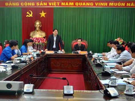 Lực lượng Đoàn nên làm gương, làm mới, làm cụ thể Bí thư thứ nhất T.Ư Đoàn Nguyễn Đắc Vinh làm việc tại Hà Giang