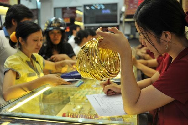 Giá vàng trong nước giảm nhẹ Giá vàng trong nước giảm nhẹ