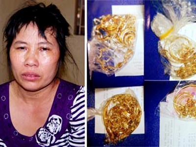 Osin cạy tủ, 'chôm' 2kg vàng tây của chủ Osin cạy tủ, 'chôm' 2kg vàng tây của chủ