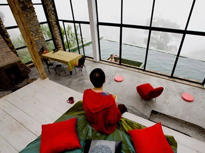 'Kim tự tháp kính' độc đáo giữa Tam Đảo 'Kim tự tháp kính' độc đáo giữa Tam Đảo