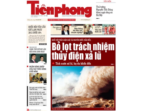 Tin bài chú ý trên Tiền Phong số 314 Tin bài chú ý trên Tiền Phong số 314