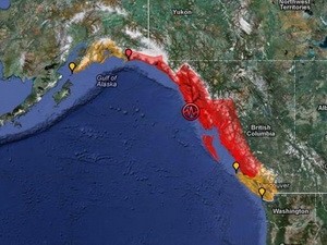 Xuất hiện sóng thần sau động đất mạnh tại Alaska Xuất hiện sóng thần sau động đất mạnh tại Alaska
