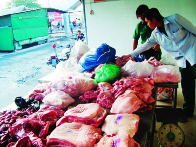 Hiểm họa mang tên liên cầu lợn 10% vi khuẩn liên cầu lợn týp 2 có mặt trong thịt lợn gây ra căn bệnh nguy hiểm này Ảnh L.N