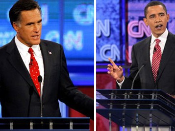 Ông Romney ‘đánh bại’ Obama ở lần đầu tranh luận Ông Romney ‘đánh bại’ Obama ở lần đầu tranh luận