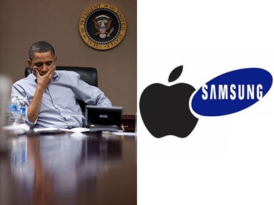 Tổng thống Obama ‘bênh’ Apple trong cuộc chiến với Samsung Tổng thống Obama ‘bênh’ Apple trong cuộc chiến với Samsung