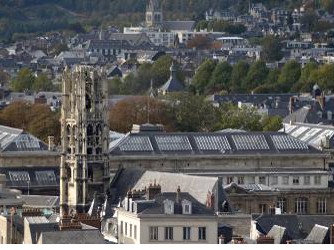 Rò rỉ khí gas ở Pháp, người dân hỗn loạn Thành phố Rouen, Pháp