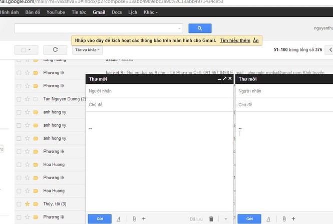 Giao diện mới cho soạn thư trong email Giao diện mới cho soạn thư trong email