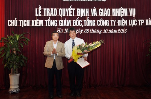 EVN Hà Nội bổ nhiệm Tổng giám đốc mới EVN Hà Nội bổ nhiệm Tổng giám đốc mới