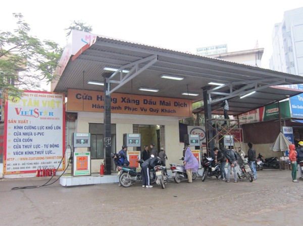 Chưa biết bao giờ công bố Cây xăng Mai Dịch, Hà Nội, bị phát hiện pha methanol vượt quá quy định hồi cuối tháng 12-2011