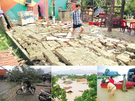 Lũ bao vây, cô lập hàng ngàn hộ dân Lũ bao vây, cô lập hàng ngàn hộ dân