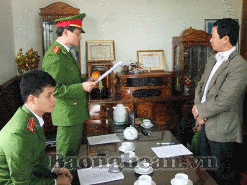 Bắt phó trưởng BQL rừng phòng hộ Tân Kỳ Bắt phó trưởng BQL rừng phòng hộ Tân Kỳ