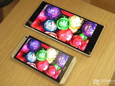 So sánh màn hình Sony Xperia Z Ultra và HTC One So sánh màn hình Sony Xperia Z Ultra và HTC One