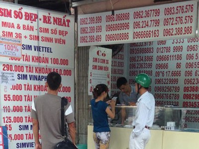 Mua SIM sinh viên dễ như mua rau Mua SIM sinh viên dễ như mua rau
