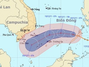 Bão Washi vào biển Đông, trở thành cơn bão số 7 Bão Washi vào biển Đông, trở thành cơn bão số 7