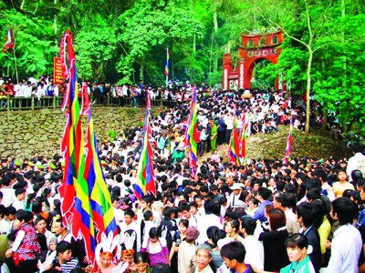 Vui làng Việt cổ nơi đất Tổ Hội đền Hùng