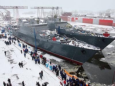 Nga khởi đóng 2 tàu hộ tống tên lửa Gepard-3.9 cho Việt Nam Nga khởi đóng 2 tàu hộ tống tên lửa Gepard-3.9 cho Việt Nam
