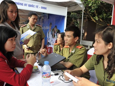 Nhiều điểm mới trong tuyển sinh ngành công an Nhiều điểm mới trong tuyển sinh ngành công an