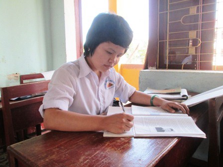 Nghị lực sống của cô học trò mắc bệnh ung thư Nghị lực sống của cô học trò mắc bệnh ung thư