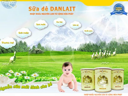 Đề nghị Đại sứ quán Pháp xác minh sữa Danlait Đề nghị Đại sứ quán Pháp xác minh sữa Danlait