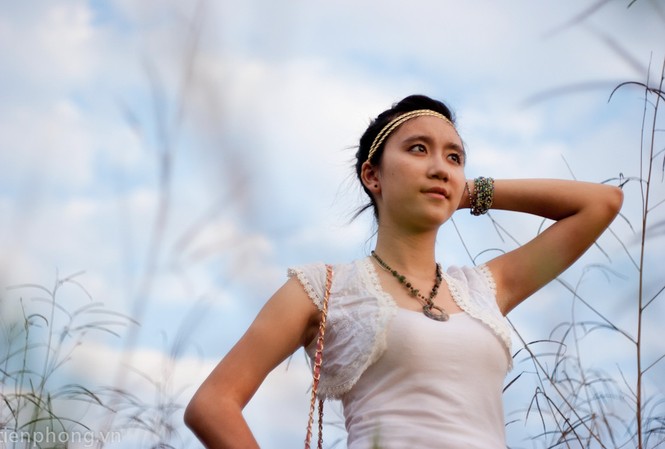Ngắm vẻ hồn nhiên của thí sinh Khánh Linh Ngắm vẻ hồn nhiên của thí sinh Khánh Linh