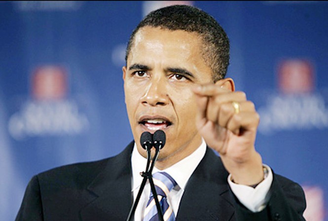 Ông Obama muốn giải pháp ngoại giao về Iran Tổng thống Mỹ Barack Obama Ảnh: AP