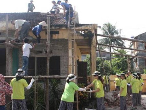 Thanh niên Hàn Quốc tình nguyện tại Thái Nguyên Thanh niên Hàn Quốc tình nguyện tại Thái Nguyên