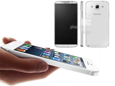Samsung Galaxy Note III đối đầu iPhone 5S Samsung Galaxy Note III đối đầu iPhone 5S