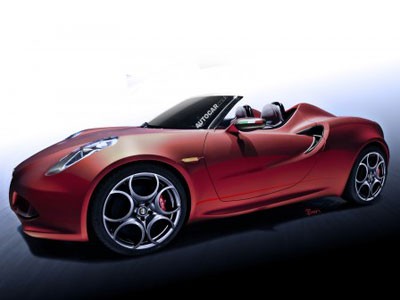 Alfa Romeo 4C mui trần ra mắt vào 2015 Alfa Romeo 4C mui trần ra mắt vào 2015