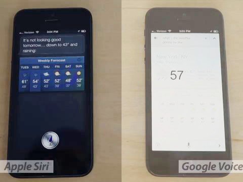 Google 'hạ gục' Siri trên iPhone Google 'hạ gục' Siri trên iPhone