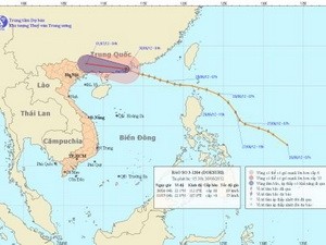 Bão số 3 vào đất liền, Bắc Bộ có mưa Bão số 3 vào đất liền, Bắc Bộ có mưa
